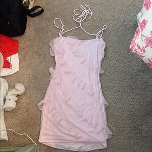 Lucy in the Sky Pink Mini Dress